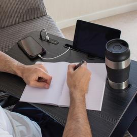 Menkind Folding Lap Tray With USB Ports