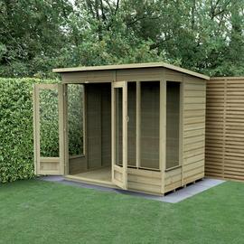 Forest Beckwood Shiplap Pent Summerhouse - 7 x 5ft