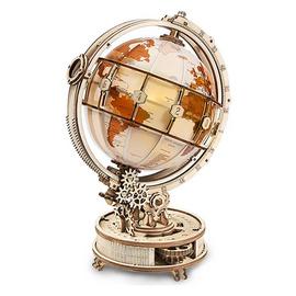 Menkind Light Up Globe Wooden Construction Set
