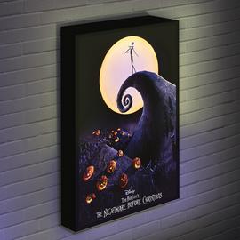 Menkind Disney Night Before Christmas Light Up Canvas