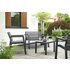 Keter Emily 4 Seater Rattan Effect Sofa Set