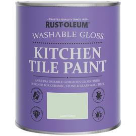 Rust-Oleum Kitchen Tile Gloss Paint 750ml - Laurel Green