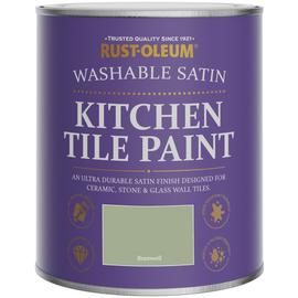 Rust-Oleum Kitchen Tile Satin Paint 750ml - Bramwell
