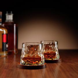 Menkind Rotating Set of 2 Whisky Glasses