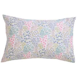 Argos Home Ditsy Floral Print Standard Pillowcase Pair- Blue