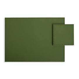 Habitat Faux Leather Set of 4 Placemats and Coasters