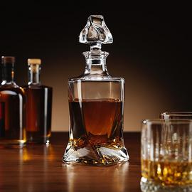 Menkind Twisted Glass Decanter