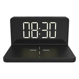 Menkind WPC Alarm Clock Black