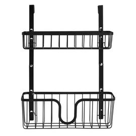 Argos Home 2 Tier Over Door Storage Organiser - Black