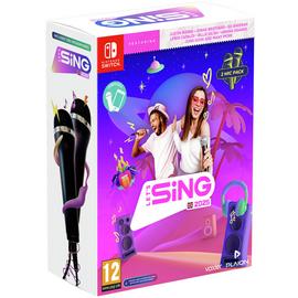 Let's Sing 2025 Nintendo Switch Game With 2 Mics