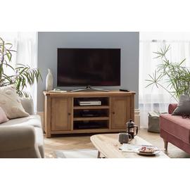 Argos Home Kent 2 Door Oak Veneer Low TV Unit