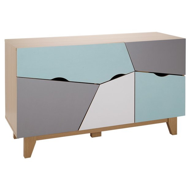 Buy Argos Home 3 Door 2 Drawer Sideboard Multicoloured Sideboards