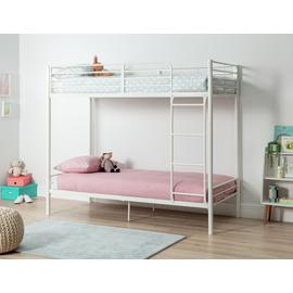 Argos Home Hearts Pink Single 4 Poster Bed & Kids Mattress