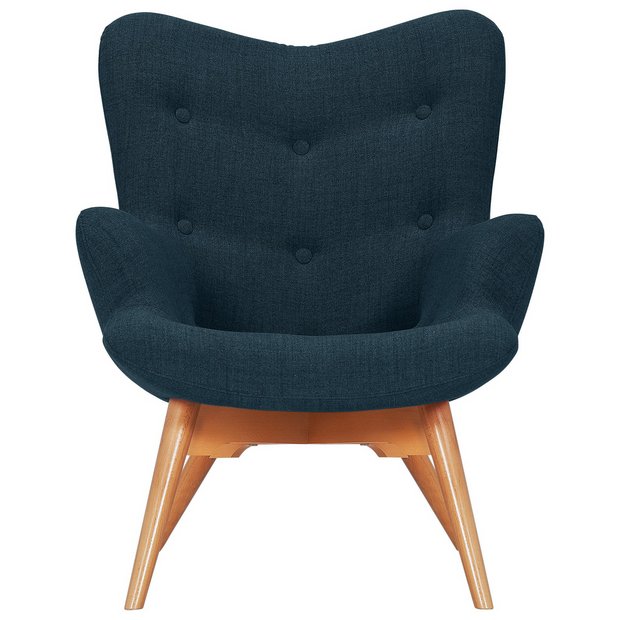 Buy Hygena Angel Fabric Chair - Navy at Argos.co.uk - Your Online Shop