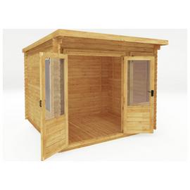Mercia 3m x 3m Pent Log Cabin