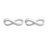 Revere Sterling Silver Infinity Stud Earrings