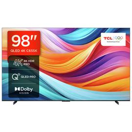 TCL 98 Inch 98C655K Smart 4K Ultra HD HDR QLED Pro TV