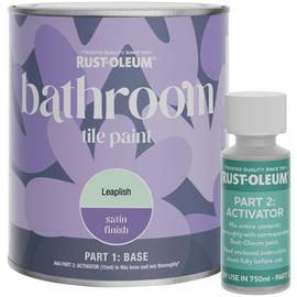 Rust-Oleum Bathroom Tile Satin Paint 750ml - Leaplish
