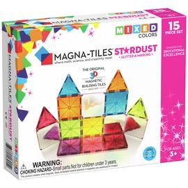 Magna-Tiles Stardust 15 Piece Set Magnetic Toy