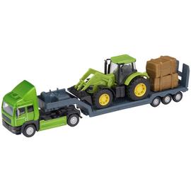 Teamsterz Die-Cast Tractor Transporter