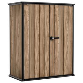 Keter Signature 1400L Vertical Storage Shed - Oak