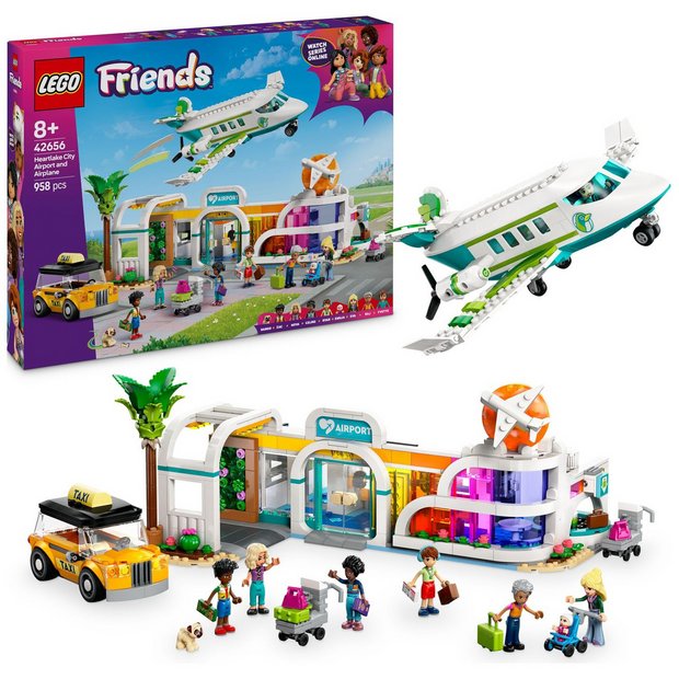 Buy LEGO Friends Heartlake City Airport and Airplane Toy 42656 - Main Image