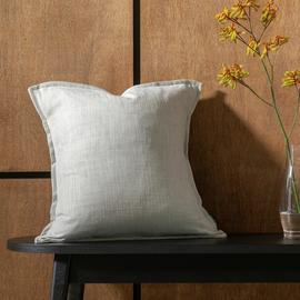 Habitat Linen Look Cushion - Dove Grey - 50x50cm