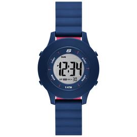 Skechers Rosecrans Magnetic Band Blue Silicone Strap Watch