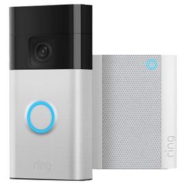 Ring Battery Video Doorbell Pro with Chime - Satin Nickel
