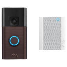 Ring Battery Video Doorbell with Chime - Venetian Bronze