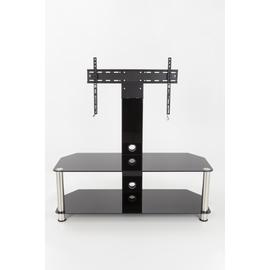 AVF SDCL1140 Up to 65 Inch TV Stand - Black & Chrome