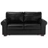 Argos Home Salisbury 2 Seater Leather Sofa BedBlack