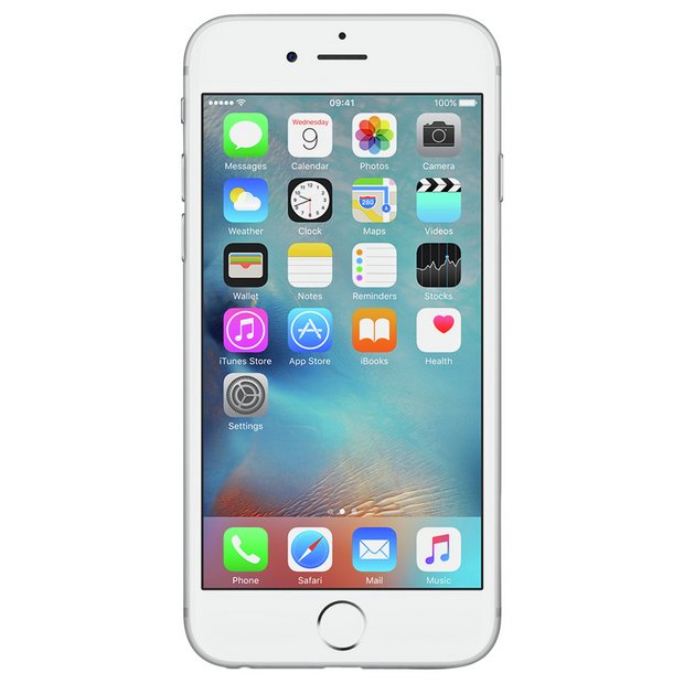 Buy Sim Free Apple iPhone 6s 64GB Mobile Phone - Silver | SIM free