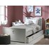 Stars White Single Bed with Drawer