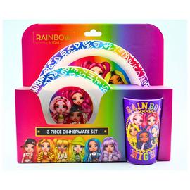 Zak Rainbow High Kids Plastic Dinner Set