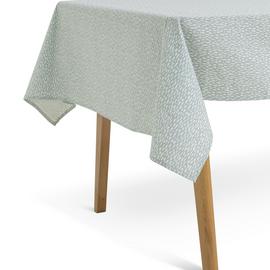 Habitat Mark Making Cotton Wipe Clean Table Cloth - Duck Egg