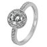 Revere Sterling Silver Cubic Zirconia Halo Ring