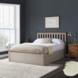 Birlea Phoenix Kingsize End Lift Ottoman Bed - Pearl Grey