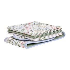 Argos Home Bee Floral Cotton Textile Set - Cream