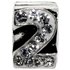 Miss Glitter Sterling Silver Kids Stone Set Number Charm2