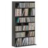 Argos Home Wide CD and DVD Media Storage - Black
