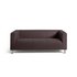 Habitat Moda 3 Seater Faux Leather SofaBrown
