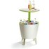 Keter 30 Litre Cool Bar Table - White and Lime