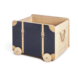 Habitat 50 Litre Wheeled Toy Trunk - Natural