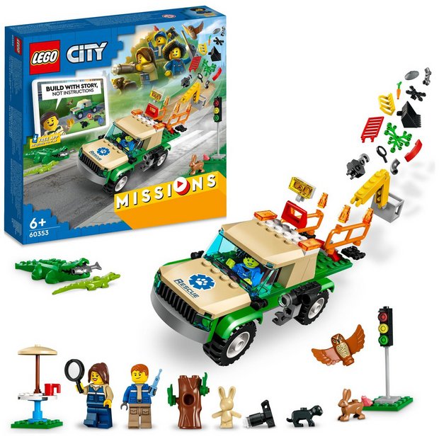 Buy LEGO City Wild Animal Rescue Missions Interactive Toy 60353 | LEGO |  Argos