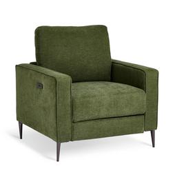 Habitat Kendric Fabric Recliner Armchair - Green