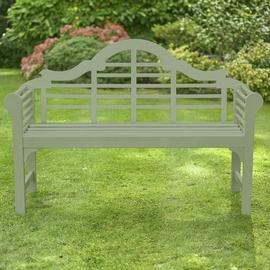 Greenhurst Lutyens 2 Seater Garden Bench - Green