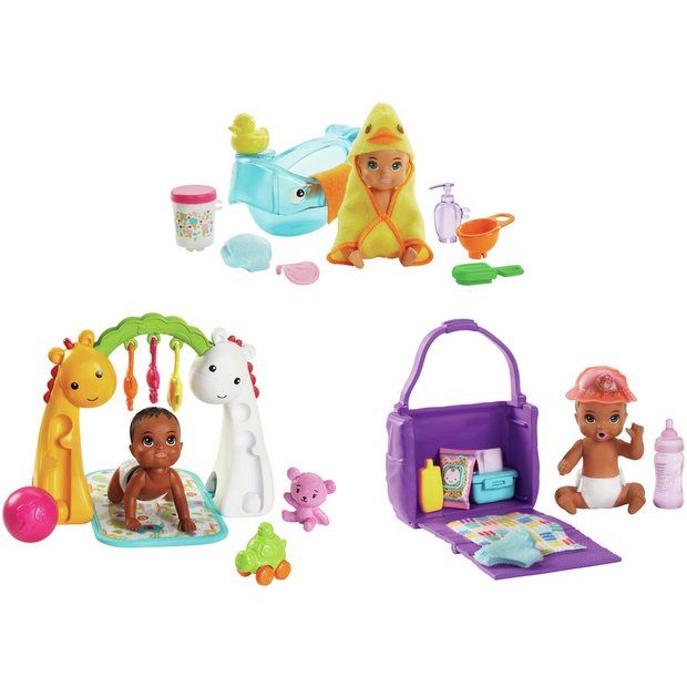 Barbie cheap babysitting set