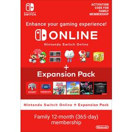 Nintendo Switch Online Family Membership + Expansion Pack