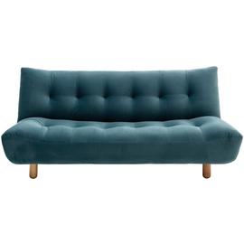 Habitat Kota 3 Seater Velvet Clic Clac Sofa Bed - Teal